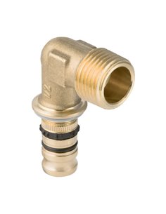 Geberit Mepla coude de transition 90° MM 20 x 3/4 M - 612.253.00.5