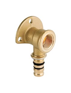 Geberit Mepla muurplaat 36 mm T-stuk 90° MFM 20 x 1/2 F x 20 mm - 612.301.00.5