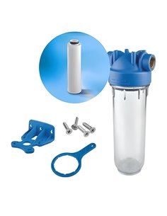 Durlem Simplex kit enkele waterfilter 3/4" x 3/4" FF - 25 micron - 7300KITS