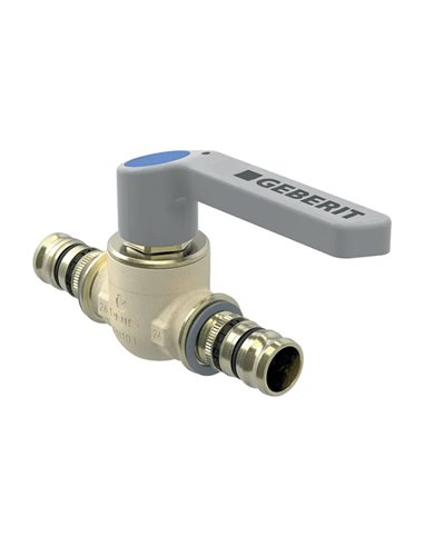 Geberit Mepla bolkraan met hendel MM 20 x 20 mm - 612.061.00.2