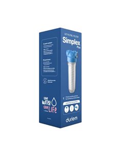 Durlem Simplex kit enkele waterfilter 3/4" x 3/4" FF - 25 micron - 7300KITS 2