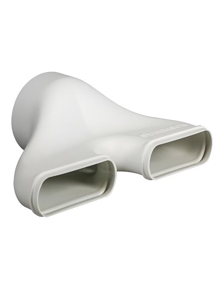 Renson Easyflex réduction linéaire double 2 x 140 x 60 mm - Ø 125 mm - 28413