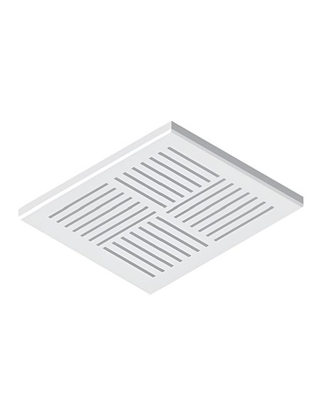 Renson System C+ Evo designrooster 80 mm - 130 x 130 mm - Square - 9530