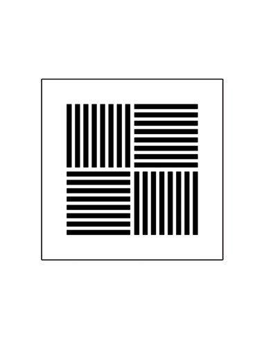 Renson System C+ Evo designrooster 80 mm - 130 x 130 mm - Square - 9530