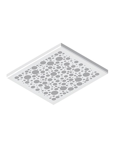 Renson System C+ Evo designrooster 125 mm - 170 x 170 mm - Aqua - 11723