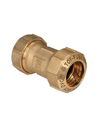 Effebi TOF Push OT 25 x 25 mm FF raccord droit laiton - 10030005P