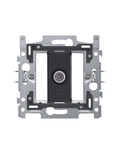 Niko Sokkel voor enkelvoudige coaxaansluiting voor tv, 2 GHz, klauwbevestiging - 170-09122