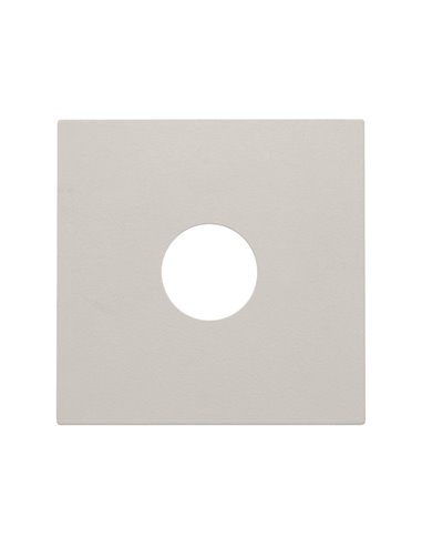 Niko Set de finition pour connexion coaxiale simple pour TV, couleur light grey - 102-69102