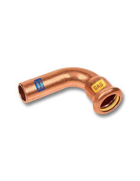 Sanha Aquagas 12mm MF bocht 90° M, V & SA Press compatibel - 114001A12
