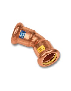 Sanha Aquagas 42mm FF bocht 45° M, V & SA Press compatibel - 11404142