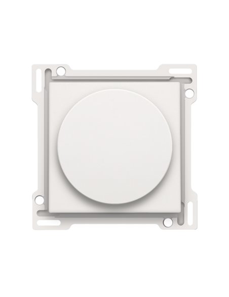 Niko Set de finition pour variateur à bouton rotatif ou régulateur de vitesse, incl. bouton rotatif, couleur white - 101-31000