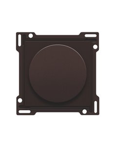Niko Afwerkingsset voor draaiknopdimmer of snelheidsregelaar, incl. draaiknop, dark brown coated - 124-31000