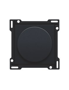 Niko Afwerkingsset voor draaiknopdimmer of snelheidsregelaar, incl. draaiknop, black coated - 161-31000