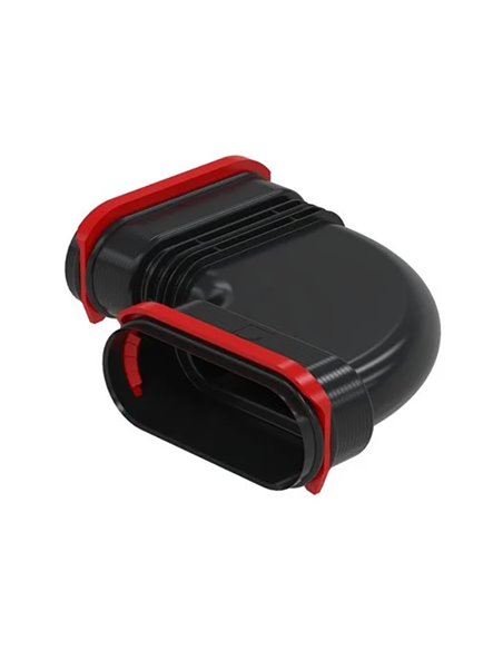 Zehnder ComfoTube Flat 51 - coude horizontal 90° - RLC (sans joints) - 990322201