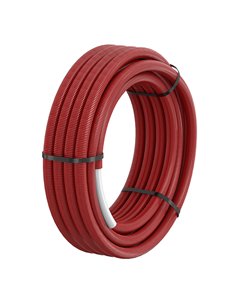 Comap Multiskin4 tuyau multicouche gainé 16 x 2,0 mm (rouleau 50m) - rouge - B122002002