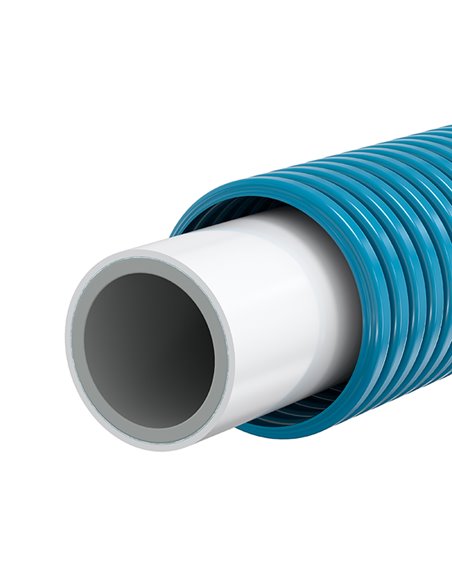 Comap Multiskin4 meerlagenbuis met mantel 26 x 3,0 mm (rollengte 50m) - blauw - B121005001