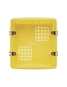 Bticino inbouwdoos voor 2x3 modules - vierkantig - geel - 506E