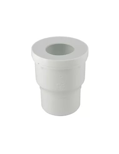 Nicoll QW WC aansluitmof 107 x 110 mm - wit - QW110