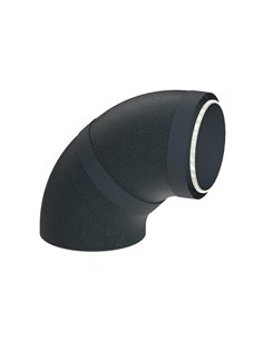 Duco DucoFlex Star coude isolé 90° avec raccord D200 - 0000-4906