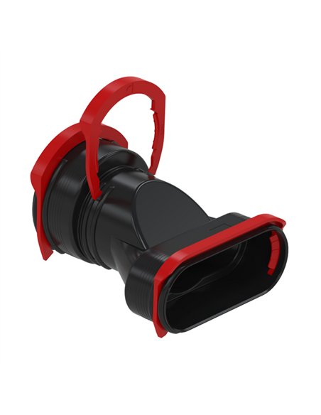 Zehnder ComfoFit - Transition droite DN90_75/flat 51 - RLC - 990322204