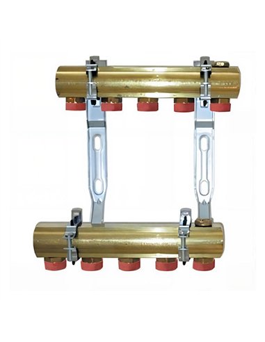 Giacomini R5515R voorgemonteerde collector 4/4 - 4 x 18AA - R551RY004