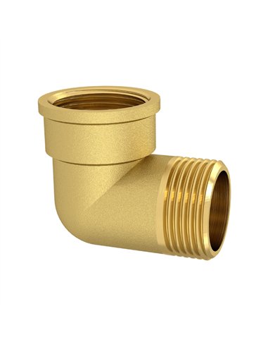 Arco Brassline messing knie 90° MF 2" x 2" - 836060