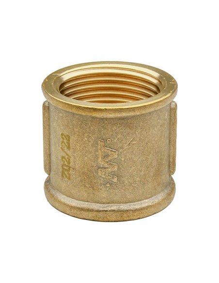 MT draad rechte koppeling 5/4"FF messing - 87270032