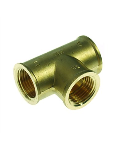 VSH 3/4" A visser Té égal D1118 - 3 x filetage femelle - 0412258