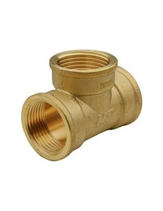 MT T-stuk 5/4"FFF messing - 87130032