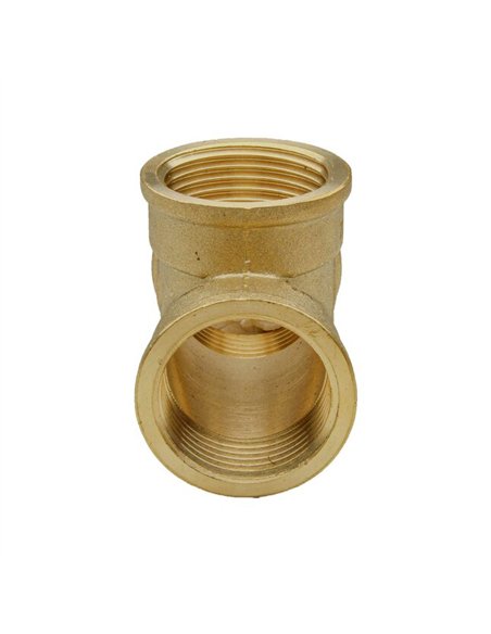 MT T-stuk 5/4"FFF messing - 87130032