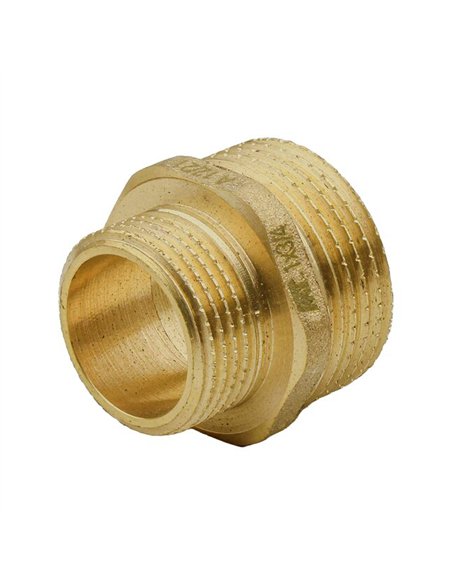 MT verloop nippel 1/2"M x 3/8"M messing - 8724501510