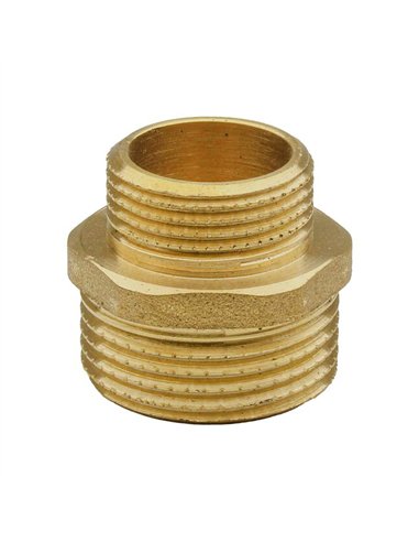 MT mamelon réduit 6/4"M x 4/4"M laiton - 8724504025