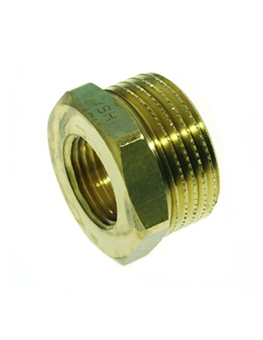 VSH 1/2" x 3/8" A visser Réduction laiton D1102 - filetage male x filetage interne - 0411147