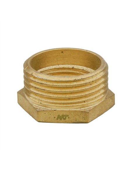 MT reductiestuk 3/4"M x 1/2"F messing - 8724102015