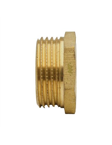 MT reductiestuk 3/4"M x 3/8"F messing - 8724102010