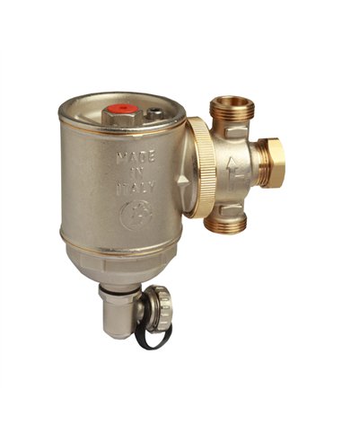 Giacomini R146C Séparateur de boue magnétique 3/4" M avec raccord orientable - R146CX004