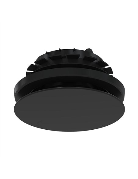 Zehnder ComfoValve Luna S125 Black - Design afvoerventiel - max. 75m³/h - RAL9005 - 705613133