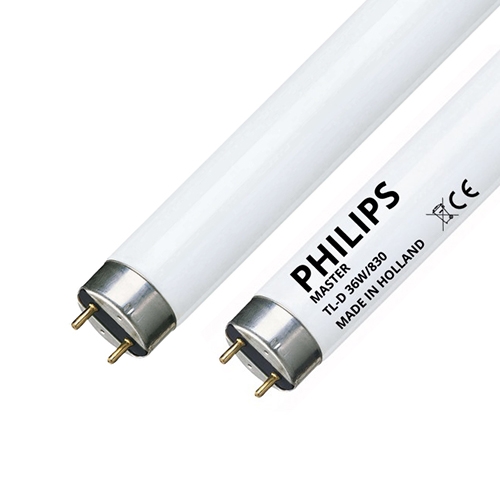 Brouwerij Luik Inleg Philips TL buis 36W 26mm G13 warm wit 3000K Master TL-D Super 80 - Semmatec