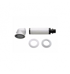 Bosch Set murale Ø60/100mm blanc télescopique - 7738112499