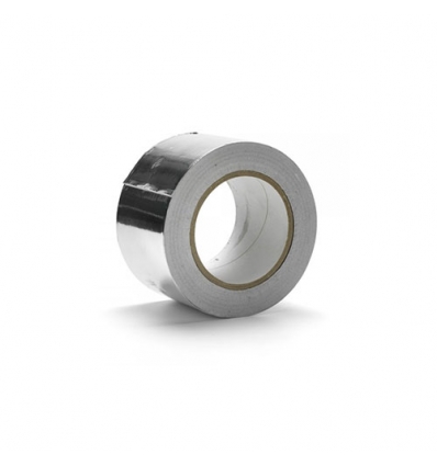 Isoband aluminium tape 50 mm breedte 50 m / rol temperatuur -20/+110°C