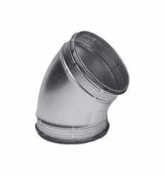 Sanutal galva coude 45° safe 125mm 