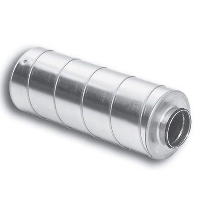 Sanutal Silencieux Ø100mm longueur: 600mm isolant 50mm avec joint