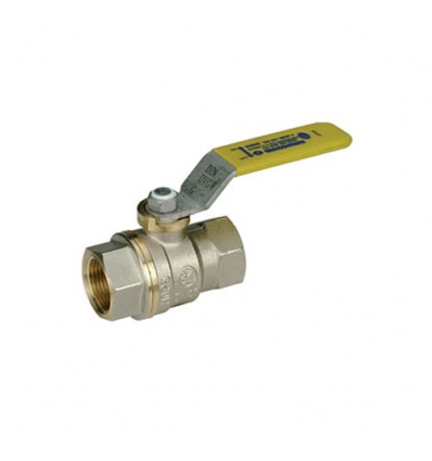 Giacomini R950 Vanne 1/4""FF à boisseau cubique gaz - R950X001