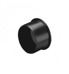 Wavin Wafix PP 50 mm M eindkap zwart