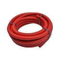 Eucaprotect wachtbuis pe rood met trekdraad Ø75mm rol 50m