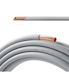 Talos koper buis op rol met mantel 22mm x 1 mm - 25 meter