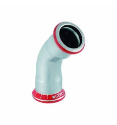 Geberit coude 45° 22 x 22 mm FF Mapress acier - 20604