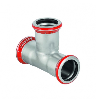 Geberit T-stuk 22 x 22 x 22 mm FFF Mapress C-staal - 21004