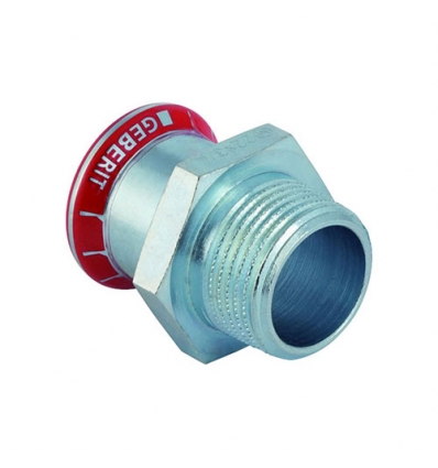 Geberit pièce de transition 18 x 1/2 FM Mapress acier - 21704