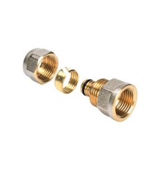 Henco doorverbinder schroefkoppeling knel x binnendraad 26x3/4"F